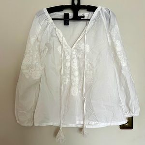 White cotton shirt